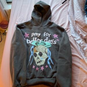 PacSun Gray Fleece Hoodie